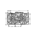 Ventilador, refrigeração do motor