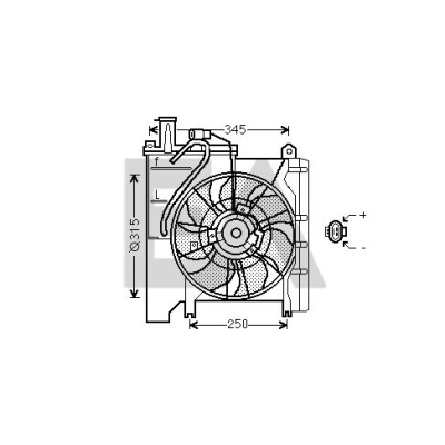 Ventilador, refrigeração do motor