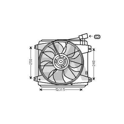 Ventilador, refrigeração do motor
