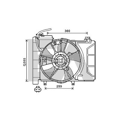 Ventilador, refrigeração do motor