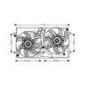 Ventilador, refrigeração do motor