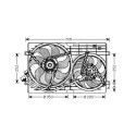 Ventilador, refrigeração do motor