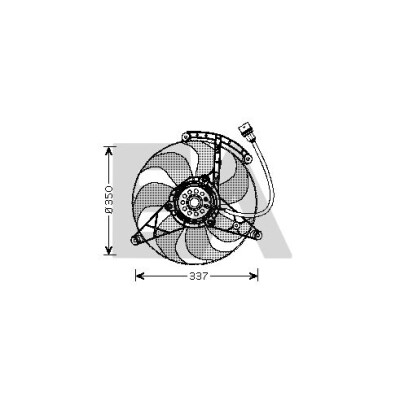 Ventilador, refrigeração do motor