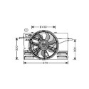 Ventilador, refrigeração do motor