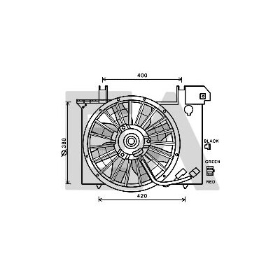 Ventilador, refrigeração do motor