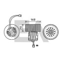 Motor elétrico, ventilador do habitáculo
