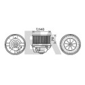 Motor elétrico, ventilador do habitáculo