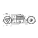 Motor elétrico, ventilador do habitáculo