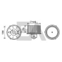 Motor elétrico, ventilador do habitáculo