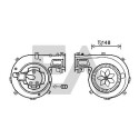 Motor elétrico, ventilador do habitáculo