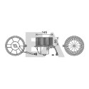 Motor elétrico, ventilador do habitáculo