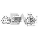 Motor elétrico, ventilador do habitáculo