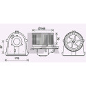 Motor elétrico, ventilador do habitáculo