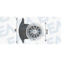 Motor elétrico, ventilador do habitáculo