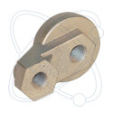 Rolo tensor, correia trapezoidal