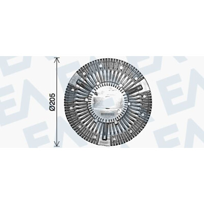 Ventoinha do ventilador, refrigeração do motor