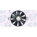 Ventoinha do ventilador, refrigeração do motor