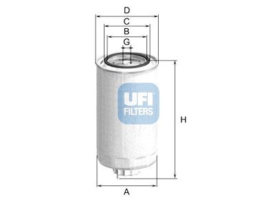 Filtro de combustível UFI 24.500.00