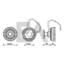 Ventoinha do ventilador, refrigeração do motor