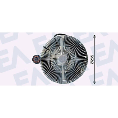 Ventoinha do ventilador, refrigeração do motor