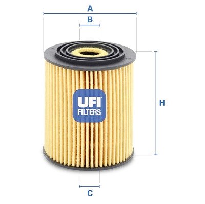 Filtro de óleo UFI 25.034.00