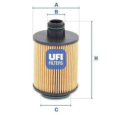 Filtro de óleo UFI 25.061.00