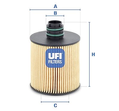 Filtro de óleo UFI 25.083.00