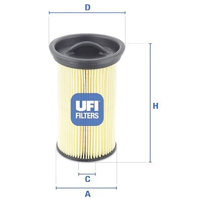 Filtro de combustível UFI 26.005.00