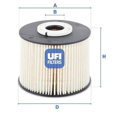 Filtro de combustível UFI 26.055.00