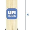 Filtro de ar UFI 27.596.00
