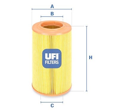 Filtro de ar UFI 27.628.00