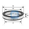 Filtro de ar UFI 27.897,00