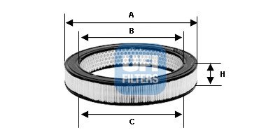 Filtro de ar UFI 27.897,00