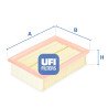 Filtro de ar UFI 30.066.00