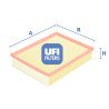 Filtro de ar UFI 30.085.00