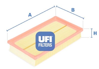 Filtro de ar UFI 30.101.00