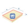 Filtro de ar UFI 30.107.00