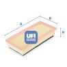 Filtro de ar UFI 30.127.00