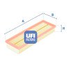 Filtro de ar UFI 30.150.00