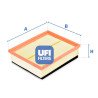 Filtro de ar UFI 30.151.00