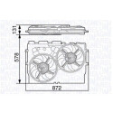 Ventilador, refrigeração do motor