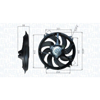 Ventilador, refrigeração do motor