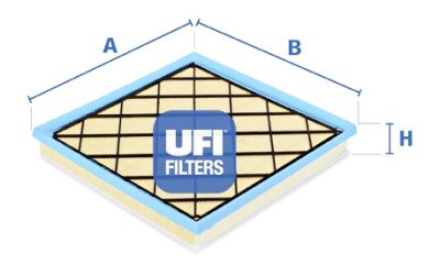 Filtro de ar UFI 30.404.00