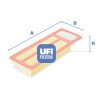 Filtro de ar UFI 30.477.00