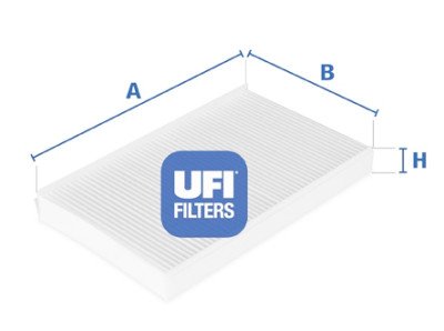 Filtro de ar para cabine UFI 53.038.00