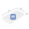 Filtro de ar de cabine UFI 53.045.00