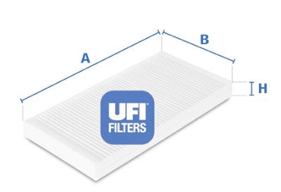 Filtro de ar de cabine UFI 53.045.00