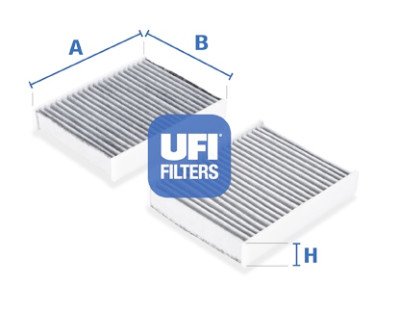 Filtro de ar para cabine UFI 54.104.00