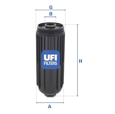 Filtro de óleo UFI 65.087.00