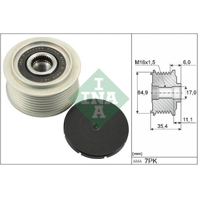 Roda livre do alternador